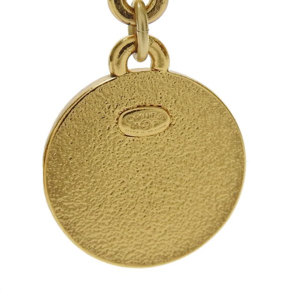 CHANEL Earrings Gold Black Coco Mark Star Swing Plated 01P GP Accessories Wom... - Picture 3 of 7